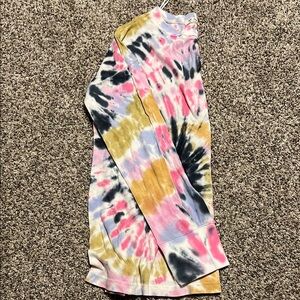 Free People Multicolor Tie-Dye Long Sleeve Tee